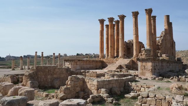 Temple of Artemis, Jerash, Jerash Governorate, Jordan