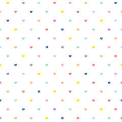 colorful heart pattern