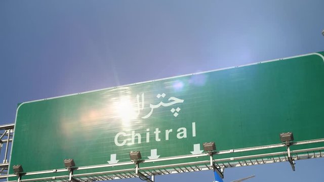 Airplane Landing Chitral