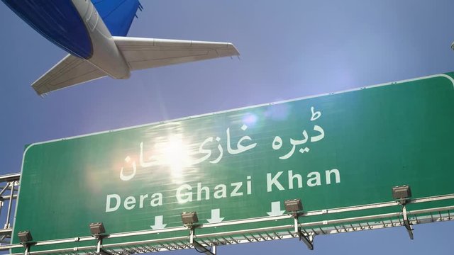 Airplane Take off Dera Ghazi Khan