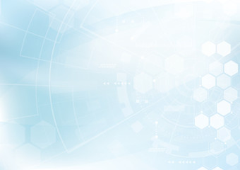 Vector Abstract background hexagons design. science futuristic energy technology. Hi-tech digital concept