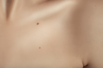 beautiful female clavicles