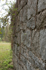 gray stone wall