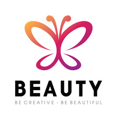 Butterfly for Beauty, Spa, and Massage Logo Vector