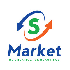 marketing and seo, sale, shop logo vector