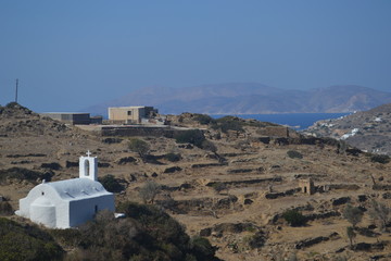 chapel and hillside