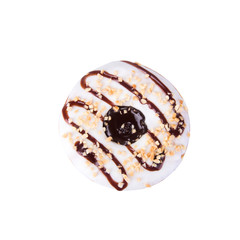 donut or donut with concept on a background.