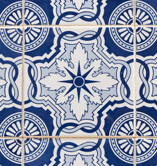 Hand made tiles in Portugal