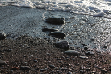 stones on the beach