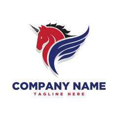 UNICORN HORSE LOGO