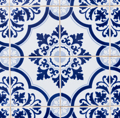 Hand made tiles in Portugal