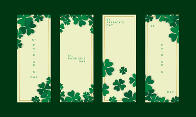 Saint Patricks day banners