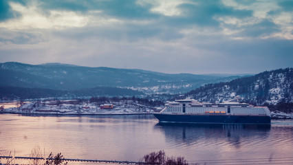 Prom Ferry Oslofjorden Drøbak Norwegia Norge Norway © Dreamnordno