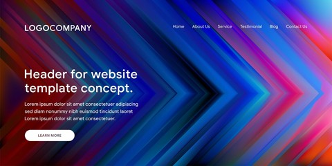 Modern Abstract Style of Website Landing Page Background - obrazy, fototapety, plakaty