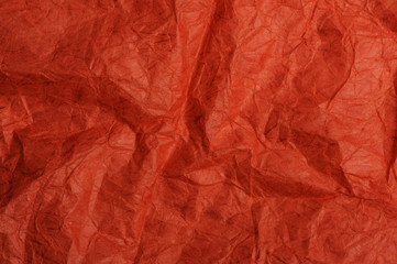 Fototapeta premium wrinkled red paper texture background