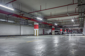 empty covered parking