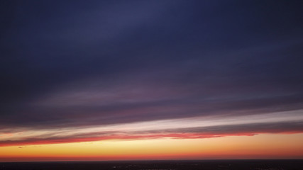 Blue and Orange Sky