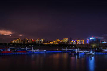 PUTRAJAYA,MALAYSIA - 3 DECEMBER 2014 - View Of Modern Building at Putrajaya during sunset....