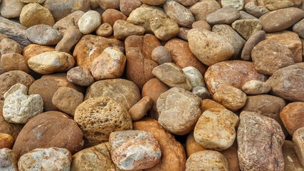 background of brown stones