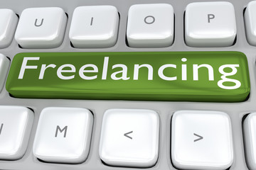 Freelancing - occupational concept