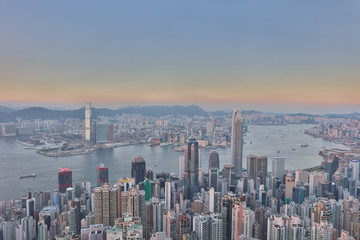 Hong Kong skyline 2016