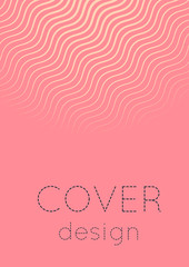 Minimalistic cover template set with gradients