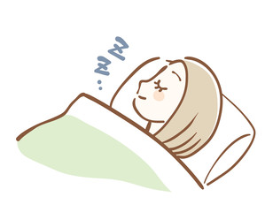 睡眠　女性　横向き