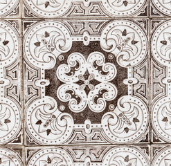 Hand made tiles in Portugal