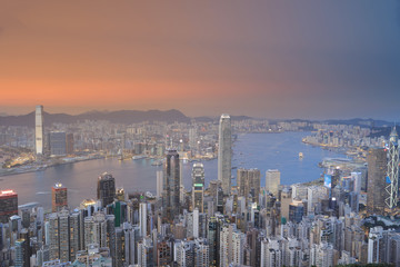 Hong Kong skyline 2016