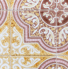 Hand made tiles in Portugal