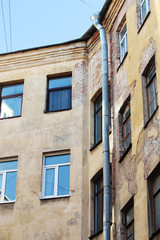 Fototapeta na wymiar Typical courtyard in Saint Petersburg, Russia