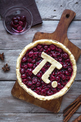 Pi Day Cherry Pie