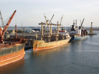 ship in port