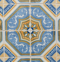 Hand made tiles in Portugal