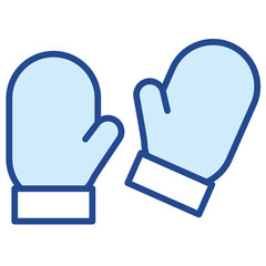 Handschuhe, Winterkleidung, Winter Vector Icon Illustration