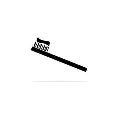 Toothbrush Icon. Vector concept illustration for design.