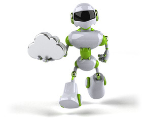 Green robot - 3D Illustration