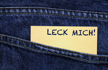 Leck mich!
