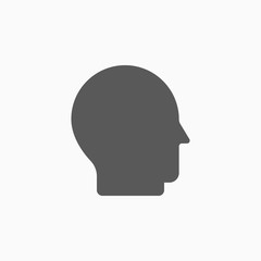 head icon, head vector