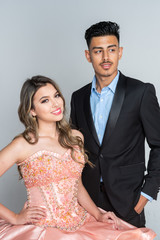 Teen Girls At Quinceanera