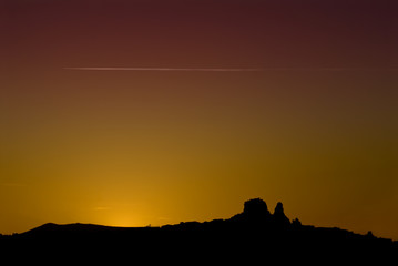 Fototapeta premium Desert Sunset