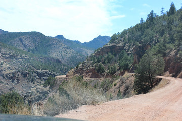 view of mountains