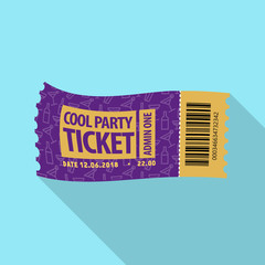 Vector illustration of ticket and admission icon. Set of ticket and event stock vector illustration.