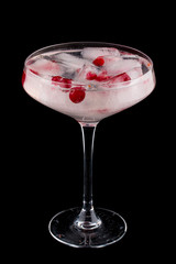 Original cocktail on dark background