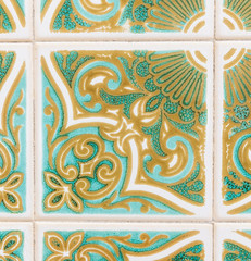 Hand made tiles in Portugal