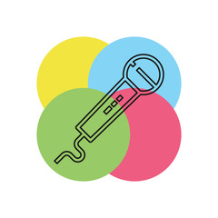 Microphone vector icon