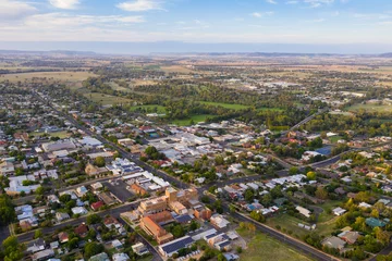 Gordijnen Cowra - Region Town in Centraal West NSW Australië © jeayesy
