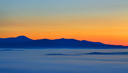 Fototapeta premium View of one of the highest mountains of the southern Urals - Iremel