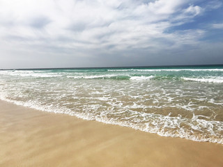 Santa Monica Beach, boa vista, Kap Verden