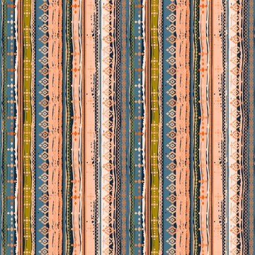 Ethnic boho seamless pattern
